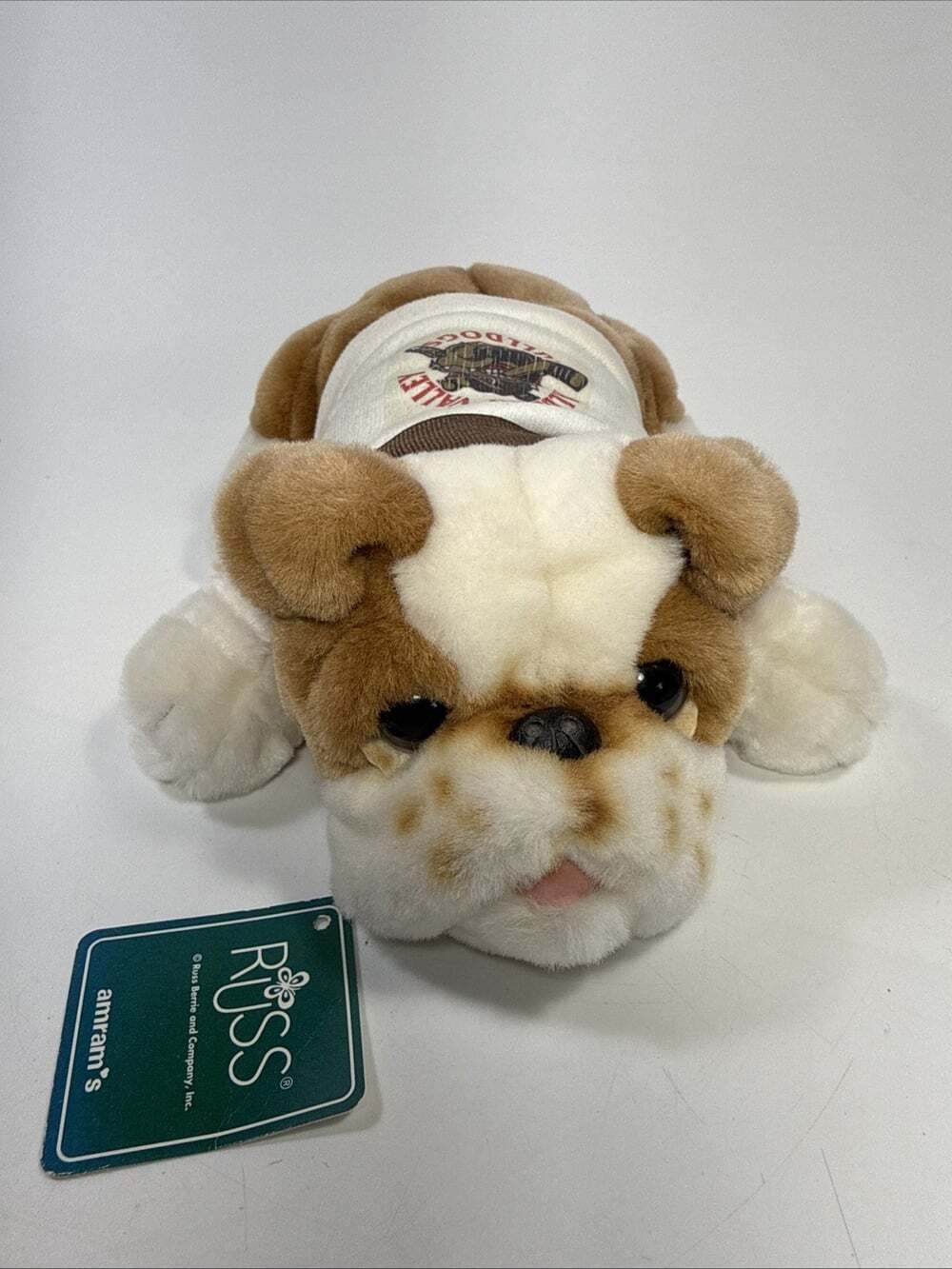 Russ Berry Company Brutus The Bulldog Soft Plush In Alberni Bulldogs Jersey L2